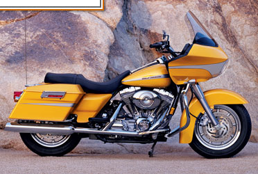 harley davidson motorcycle yellow