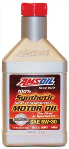 amsoil 5w-30 synthetic motor oil